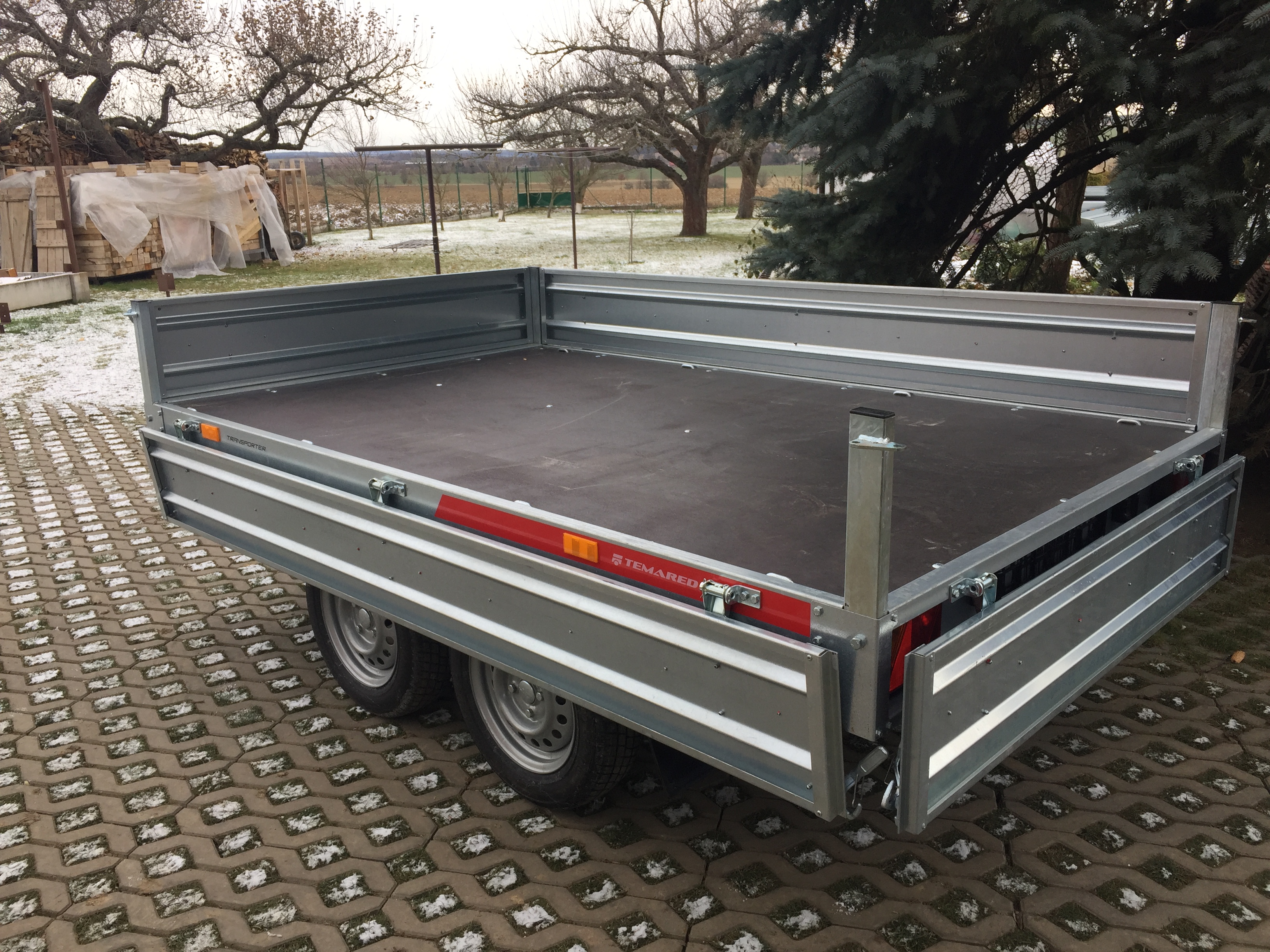 Přívěsný vozík - TRANSPORTER 3015/2R - listová péra