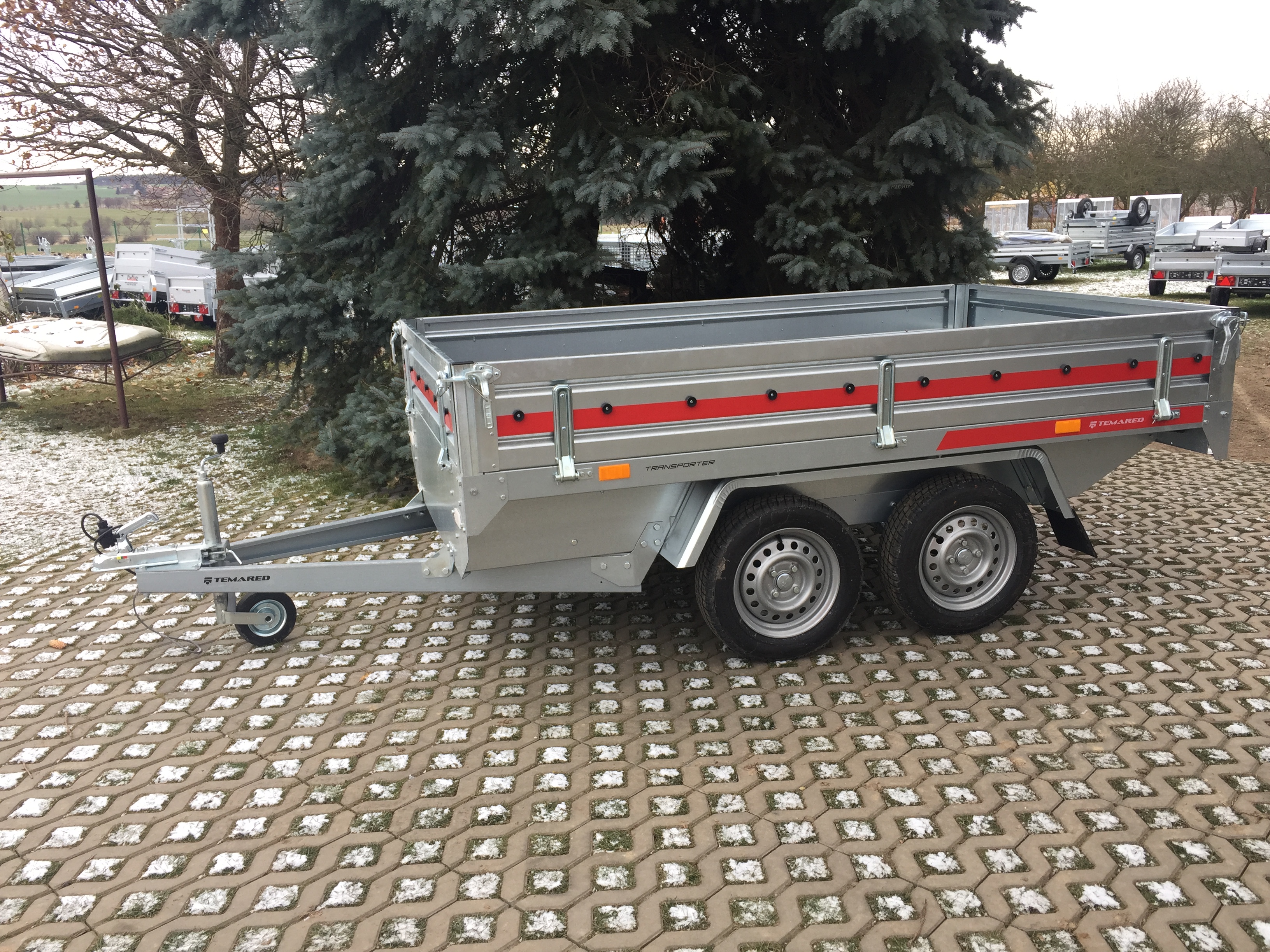 Přívěsný vozík - TRANSPORTER 3015/2R - listová péra