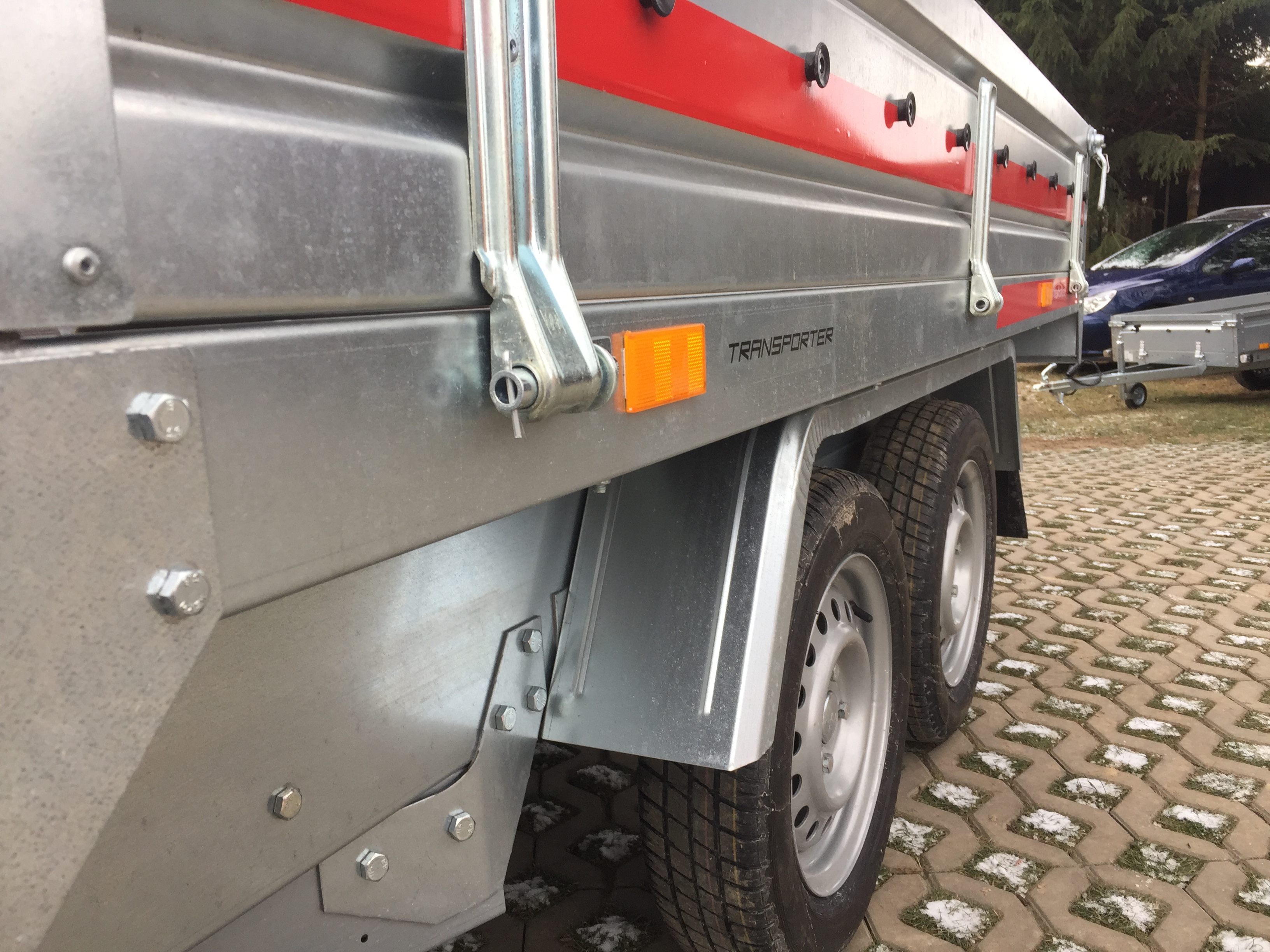 Přívěsný vozík - TRANSPORTER 3015/2R - listová péra