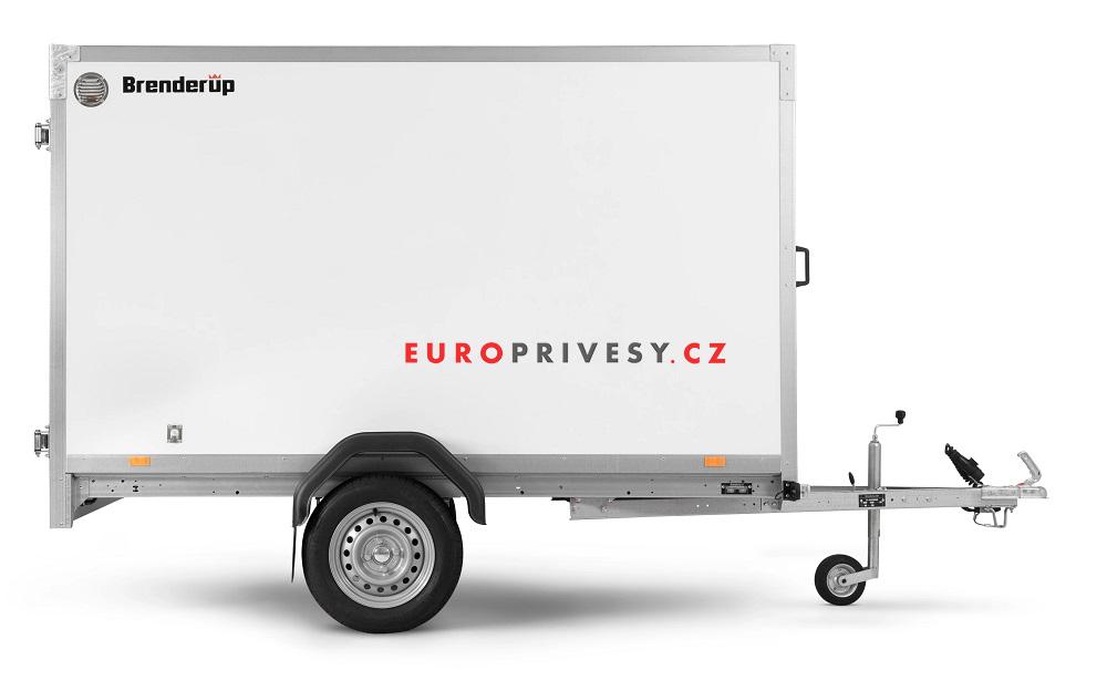 Skříňový přívěs Brenderup CD260UBR750 rampa 260x130x150