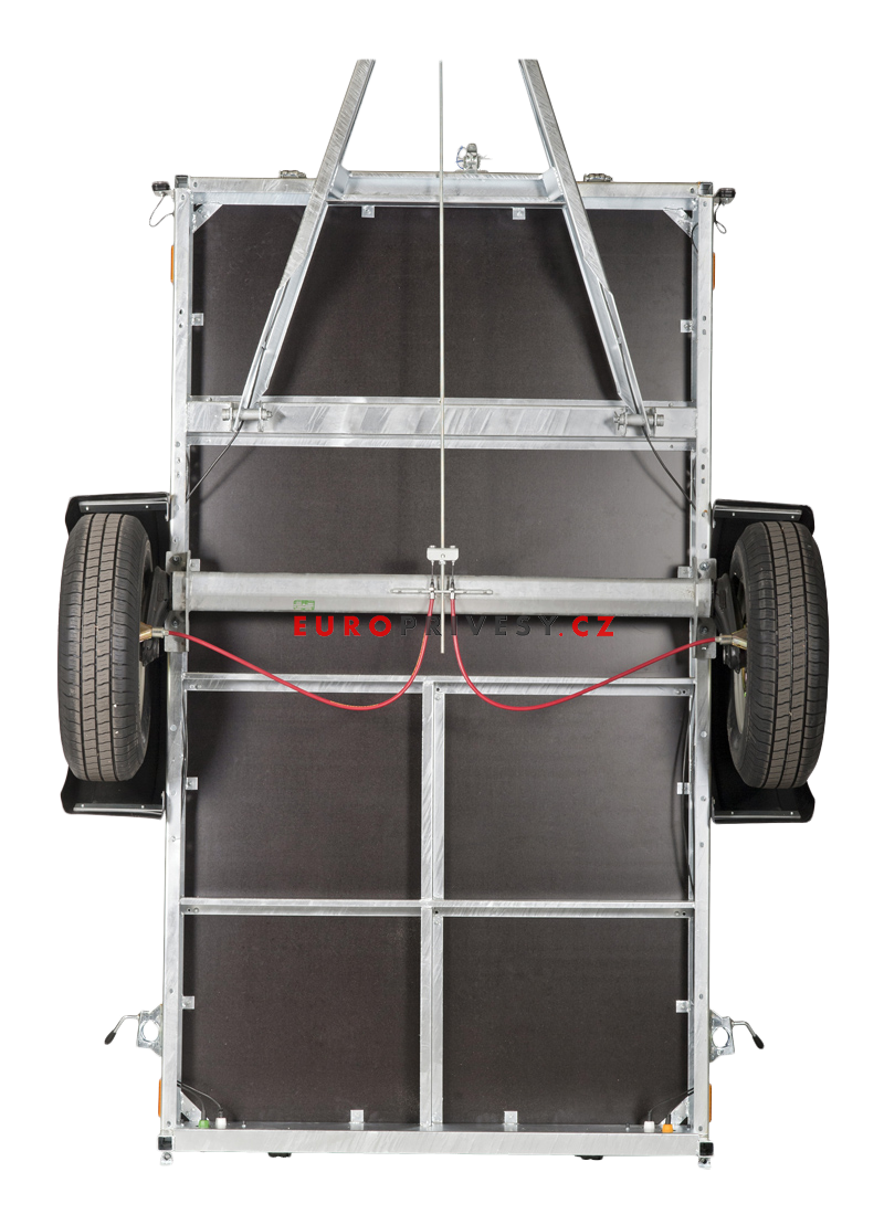 Přívěsný vozík NEPTUN - 1600 kg - 236x129x45cm