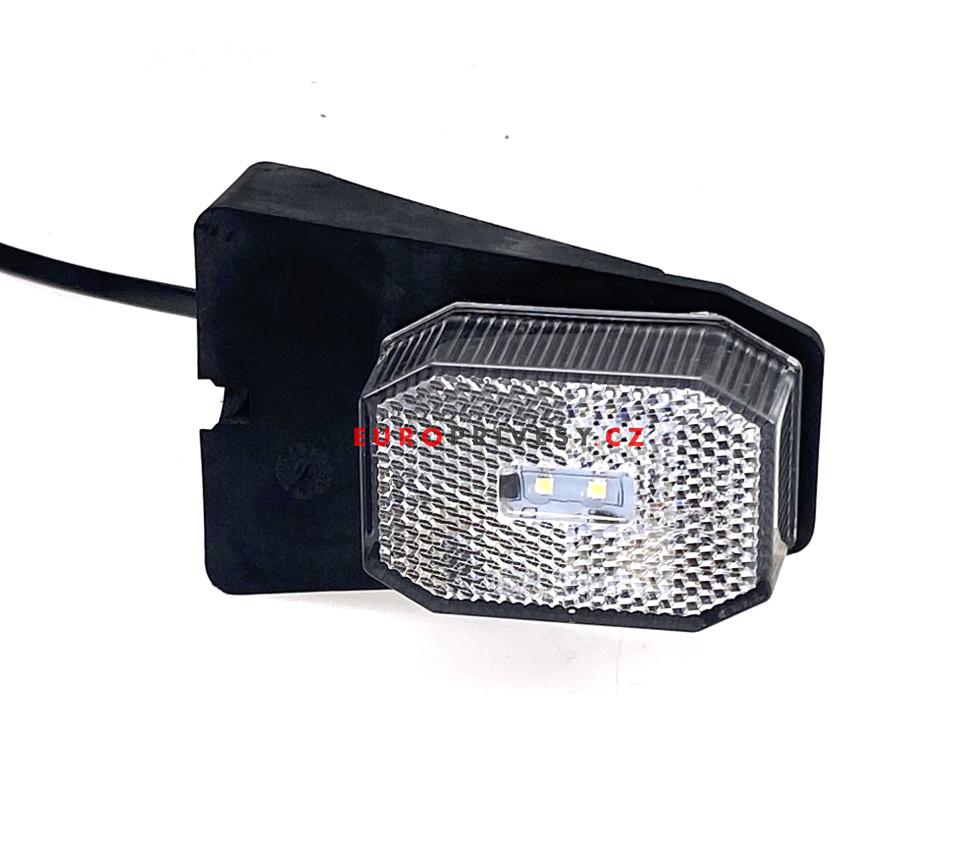 ASPÖCK Svítilna přední obrysová LED Aspöck Flexi-point, 12V, s odrazkou, na držáku