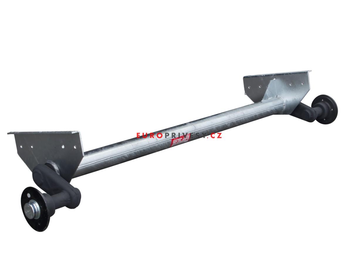 Náprava KNOTT G 13 (1300 kg) b=1460 mm, 100x4, vysoké patky (Sacher)