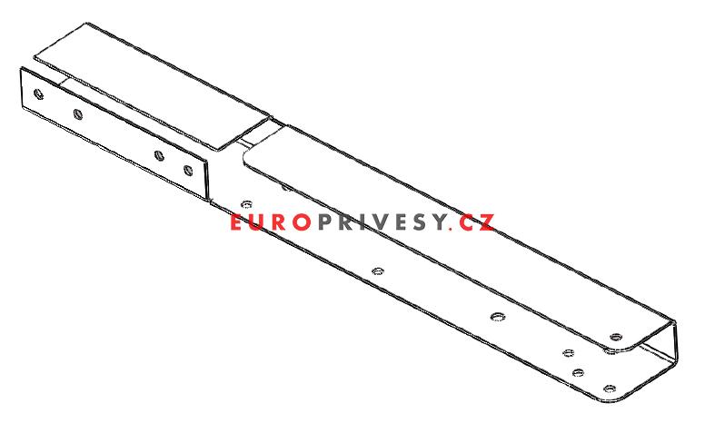 Rohový sloupek , levý zadní - Brenderup 3251