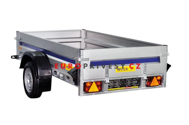 Přívěsný vozík - KUJAWIAK komfort 1200 kg - 2040 x 1220