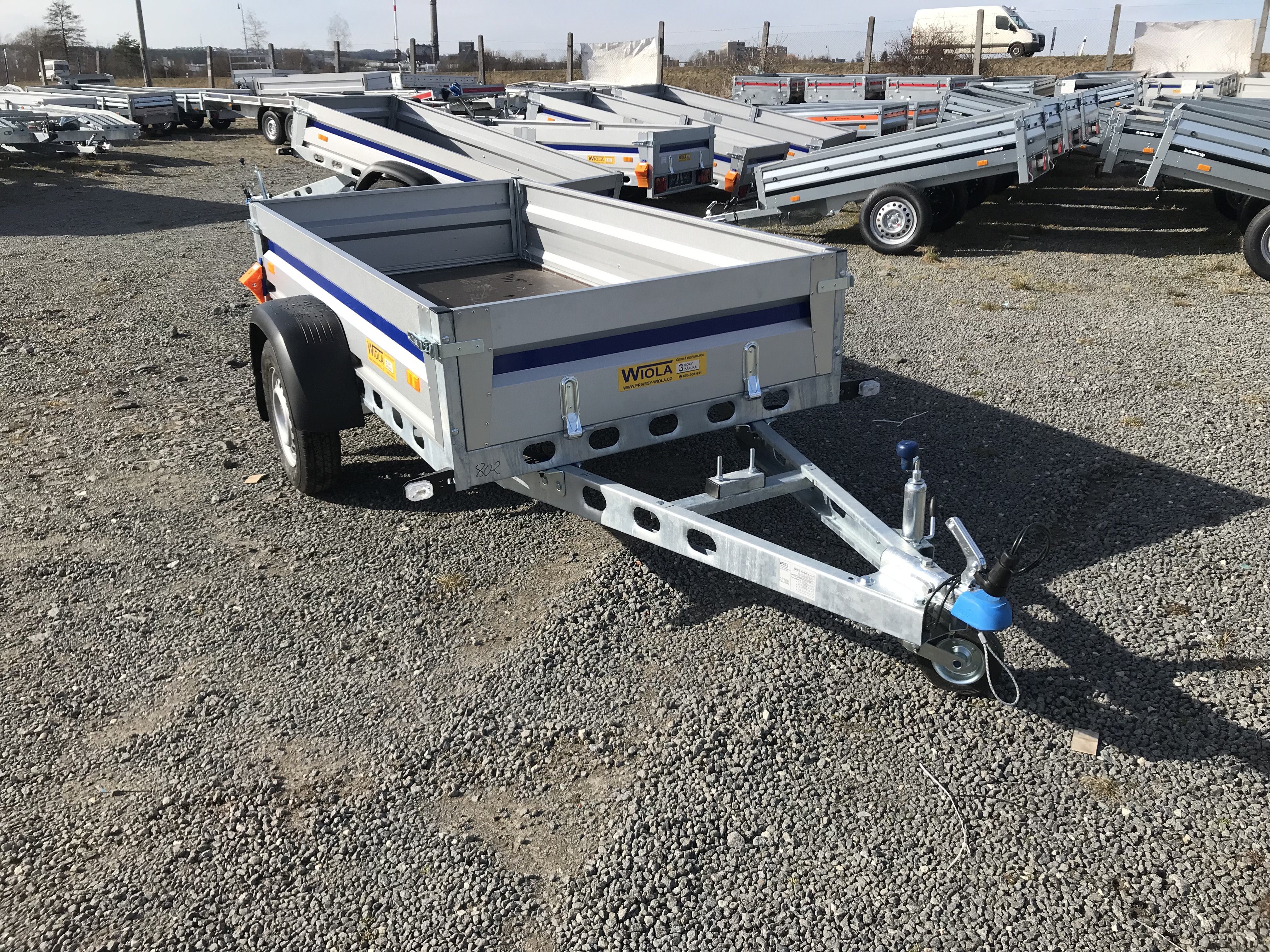 Přívěsný vozík - KRAKUS - 2420 x 1220x380 mm