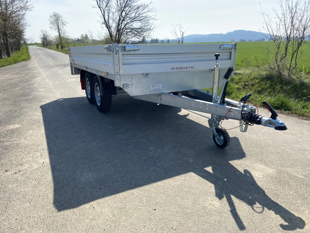 Valníkový přívěs Pongratz LH 3100/16 T-AL, 2700 kg