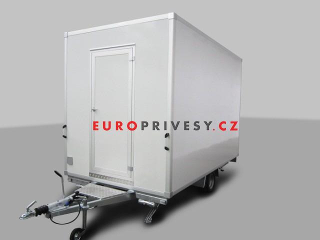 Prodejní stánek 420x203x230 cm - 2000 kg + zadní prodejní okno