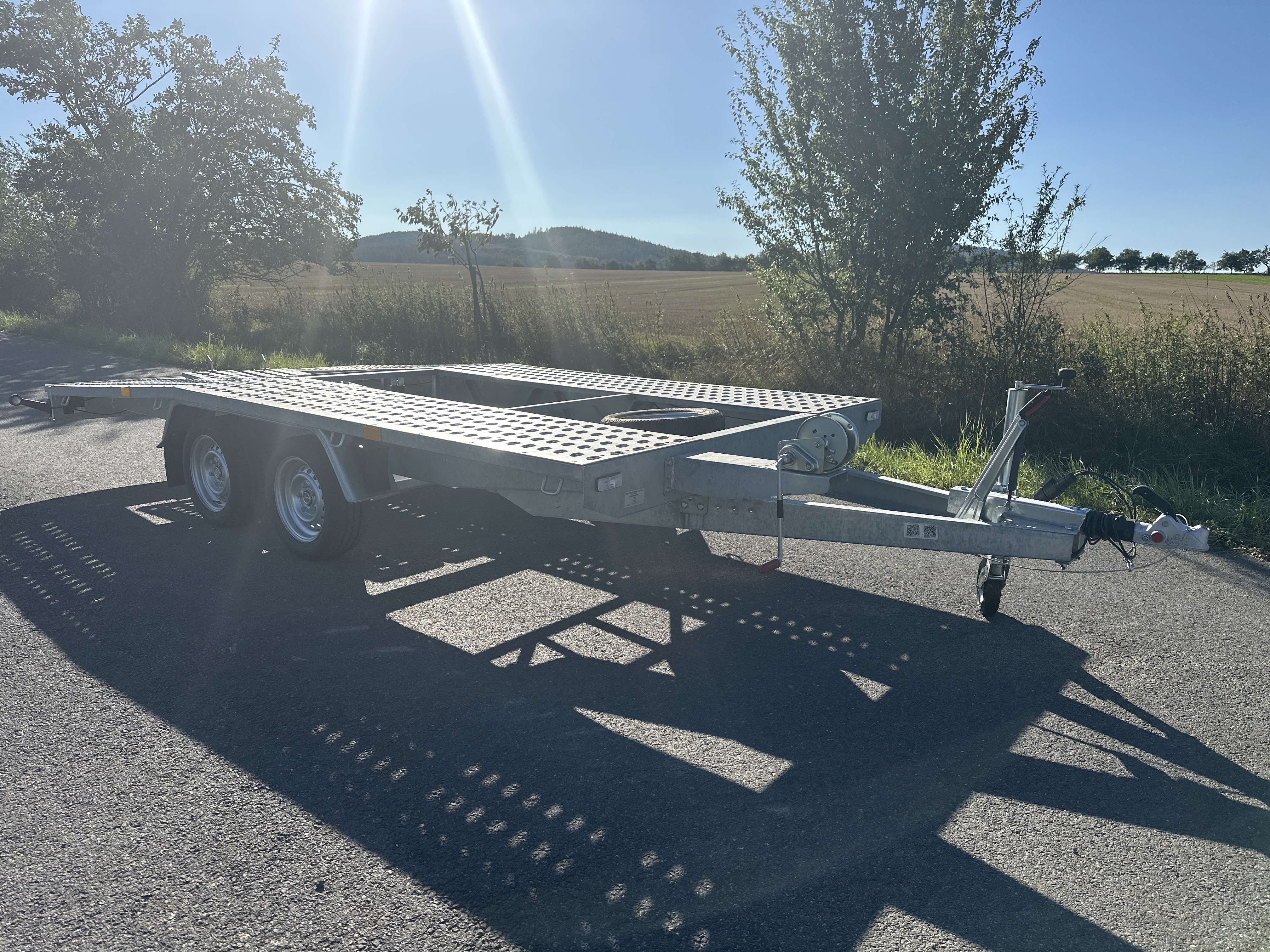 Přepravník automobilů - JUPITER - 400 x 210 cm, 2700 kg
