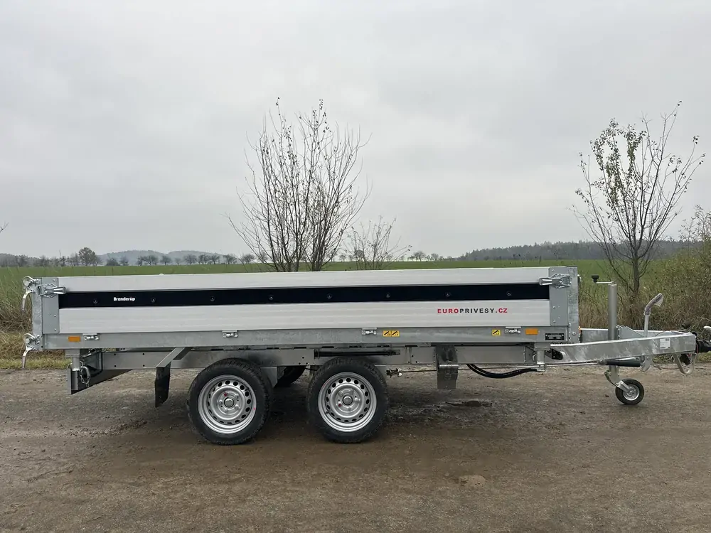 3-stranný hydraulický sklápěč Brenderup, 325x180x35, 3500kg