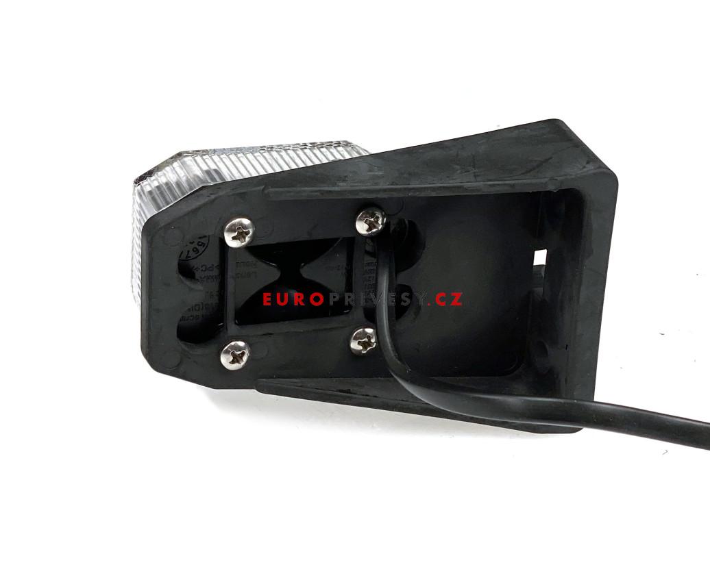 ASPÖCK Svítilna přední obrysová LED Aspöck Flexi-point, 12V, s odrazkou, na držáku