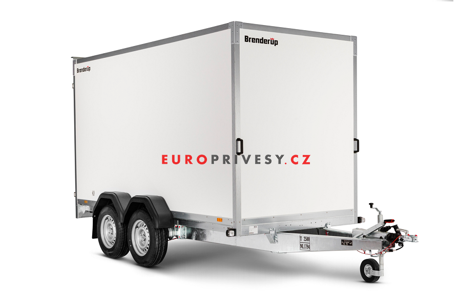Skříňový přívěs Brenderup 7350TBR 155x350x185 cm 2500 kg RAMPA