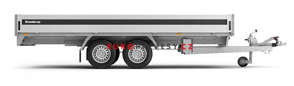 Brenderup 5520W ALU, INTEGROVANÉ NÁJEZDY, 3500kg,