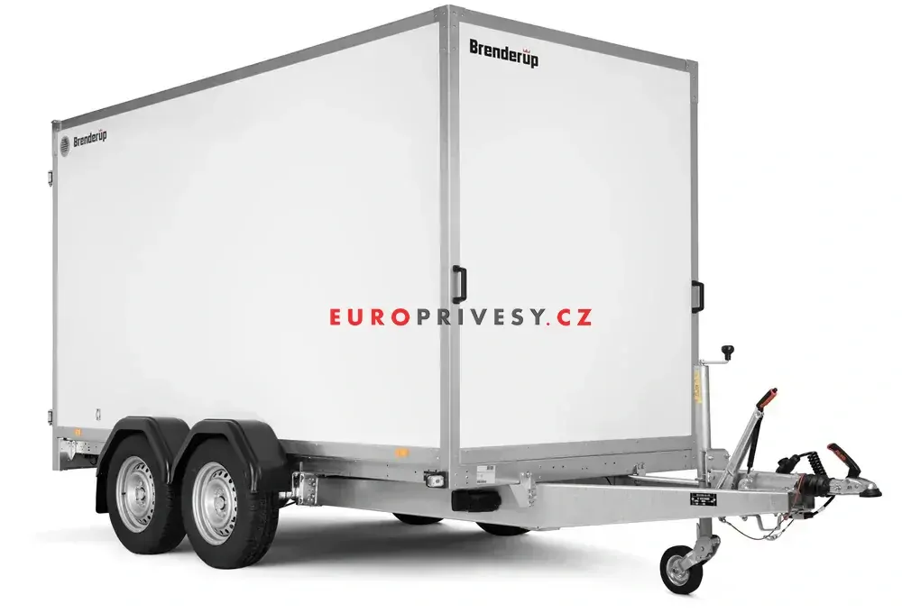 Skříňový přívěs Brenderup CD300TBD2500 300x155x185 cm 2500 kg DVEŘE