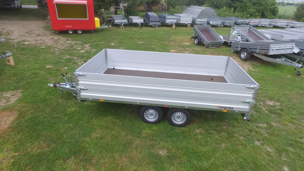 Valníkový přívěs Pongratz LH 4000/20 T-AL, 2700 kg