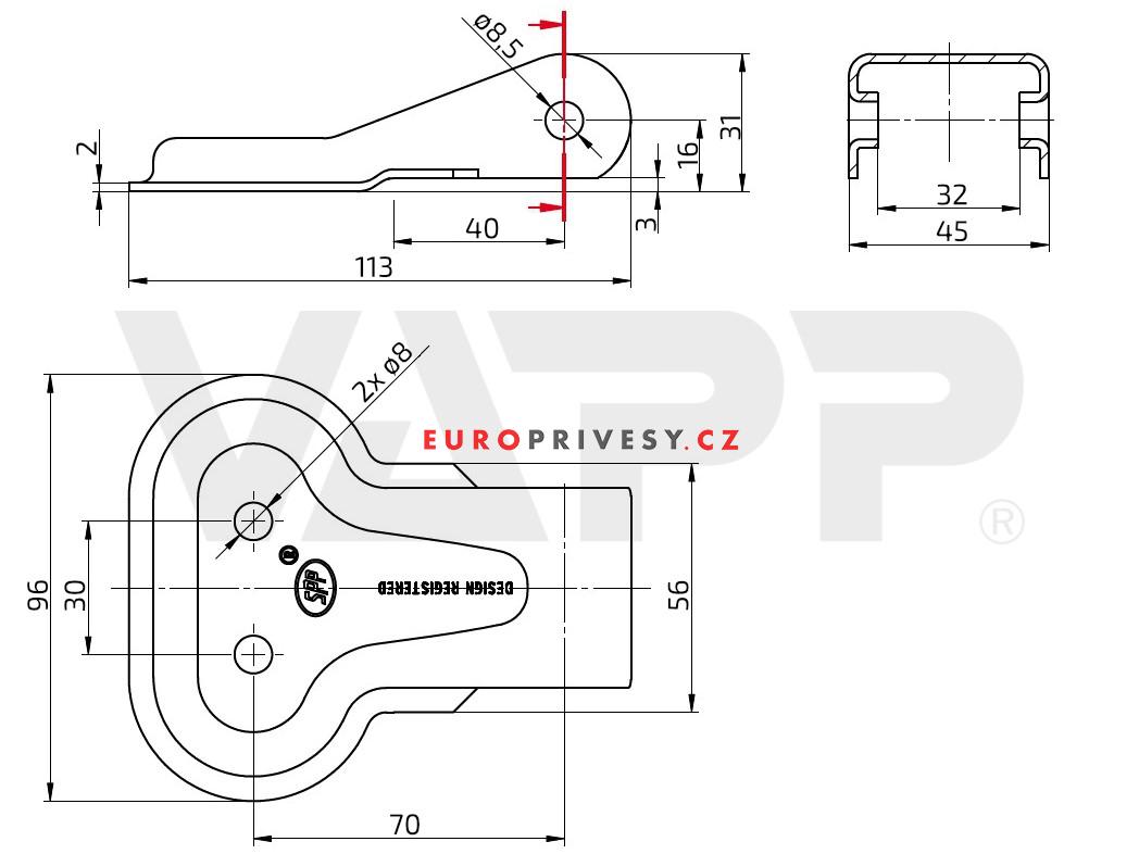 Pant bočnic SPP ZW-07.98A