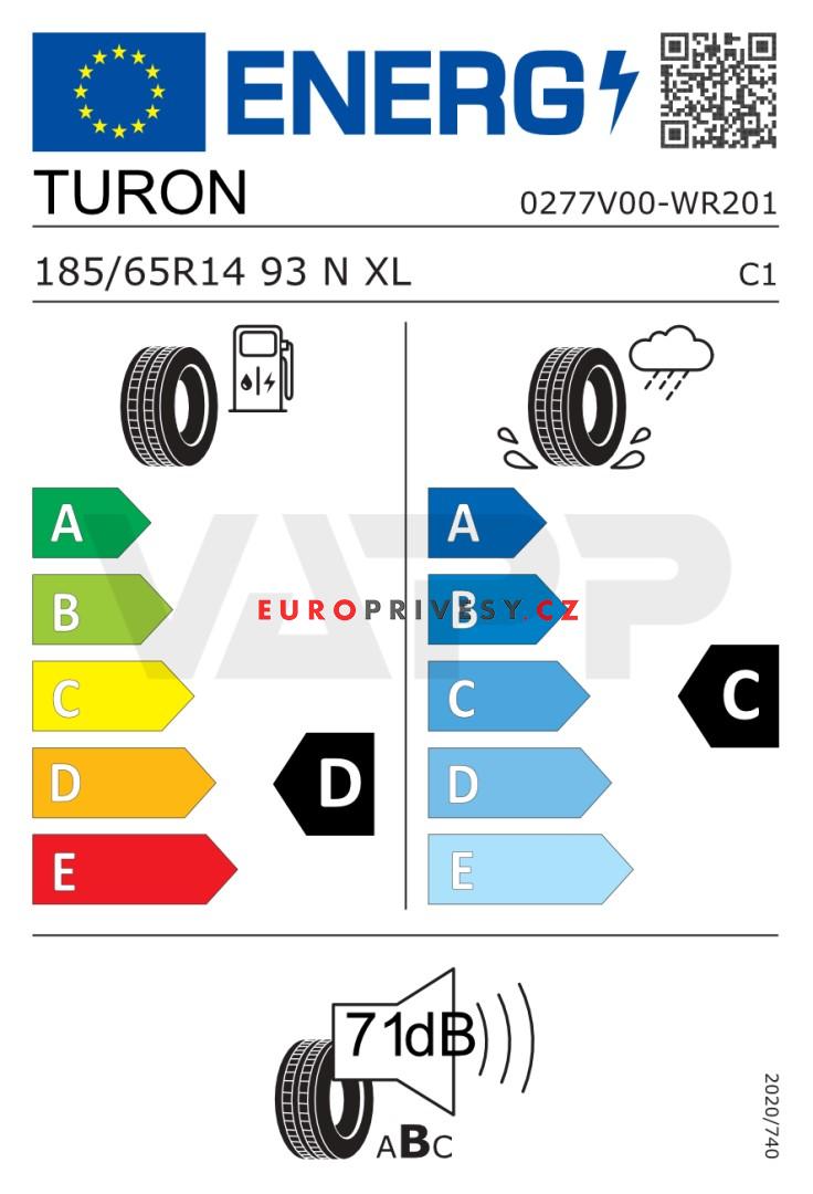 Pneu 185/65 R14 93N (650 kg) Turon, TrailerMove 201, M+S