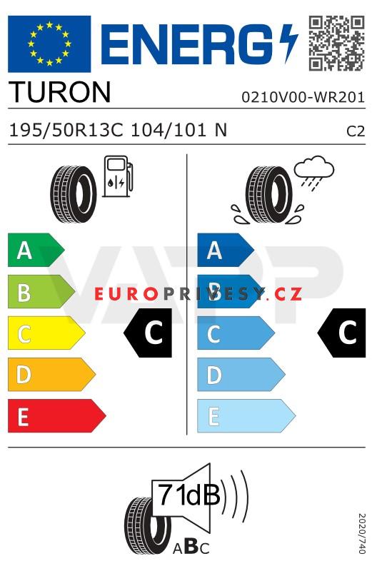 Pneu 195/50 R13 C 104/101N Turon M+S
