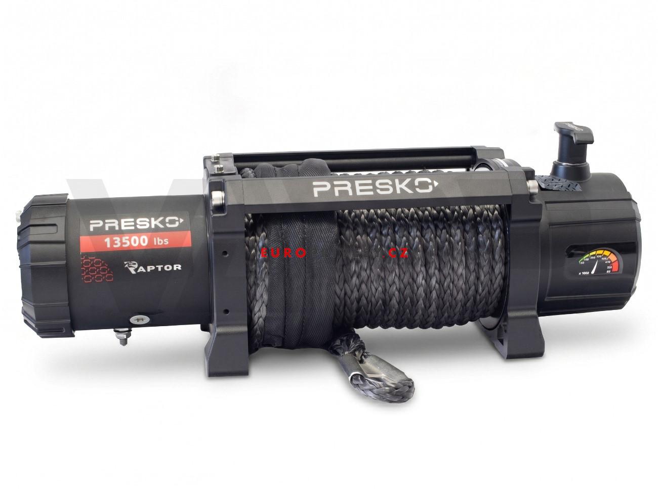 Elektrický naviják PRESKO RAPTOR 13.5 syntetické lano