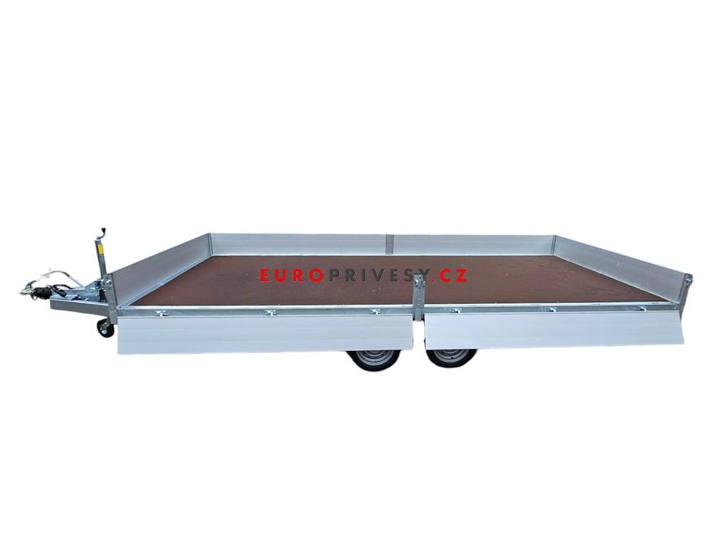Přívěsný vozík brzděný NEPTUN Nordica PRO ALU | 588 × 208 cm | 3500 kg