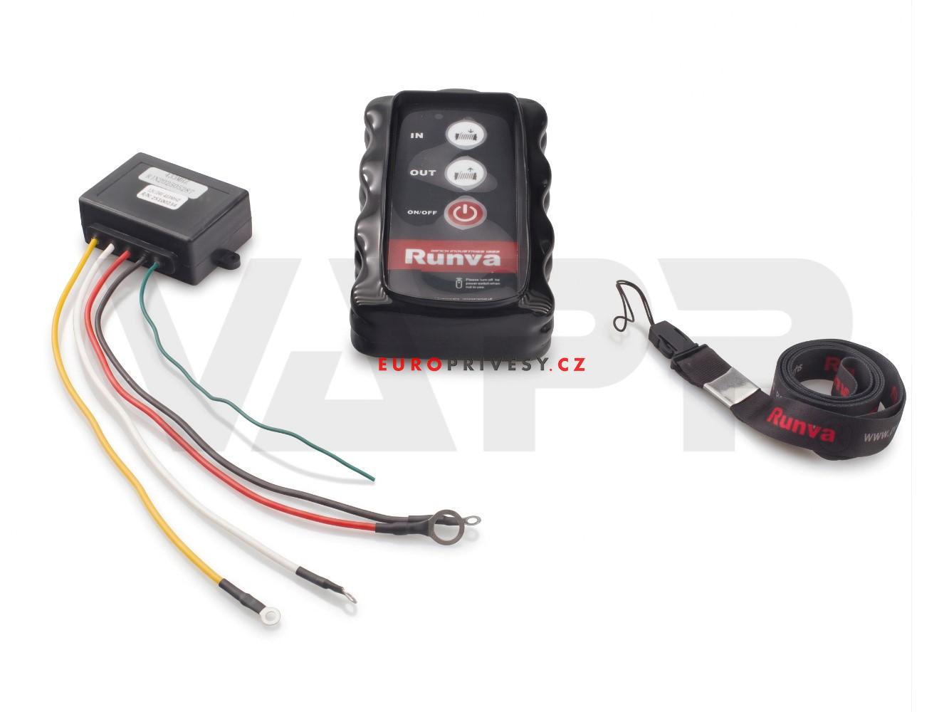 Dálkové ovládání navijáku, hydrauliky 12/24V univerzální RUNVA
