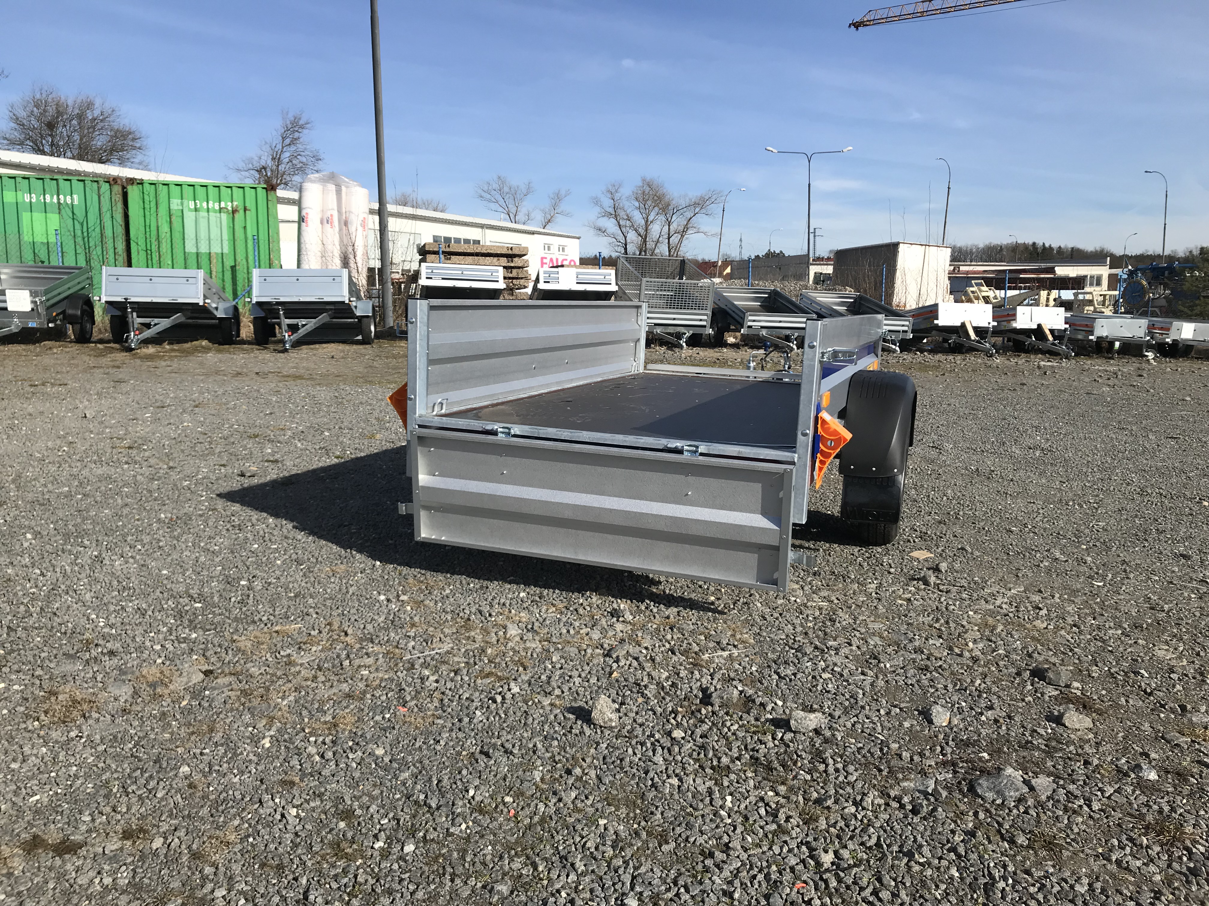 Přívěsný vozík - KRAKUS - 2420 x 1220x380 mm