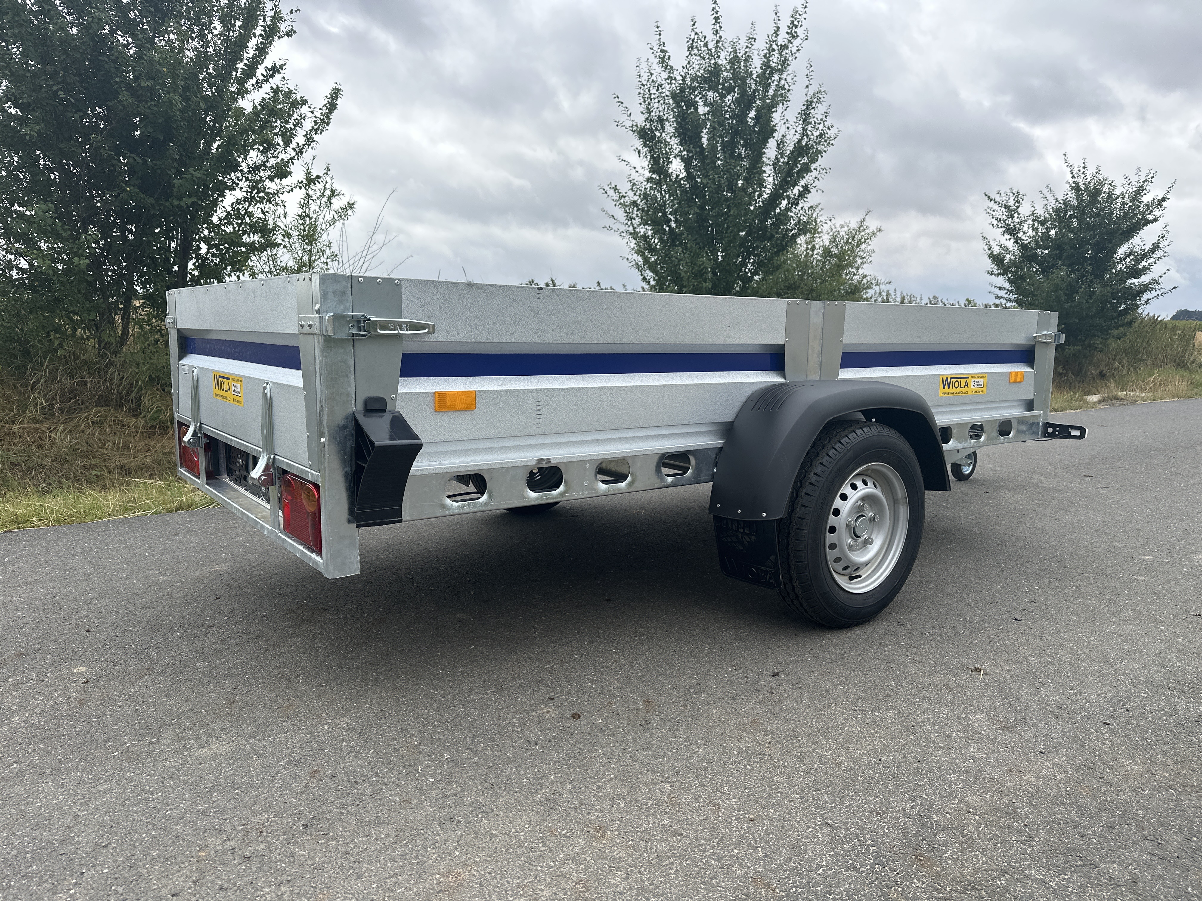 Přívěsný vozík - SILEZIA - s nápravou AL-KO 1300 kg