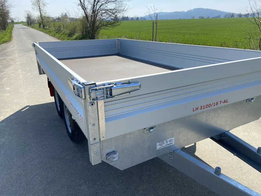 Valníkový přívěs Pongratz LH 3100/16 T-AL, 2700 kg