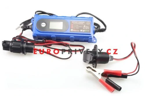 Nabíječka víceúčelová s redukcí pro nabíjení hydraulických sklápěčů LCD displej