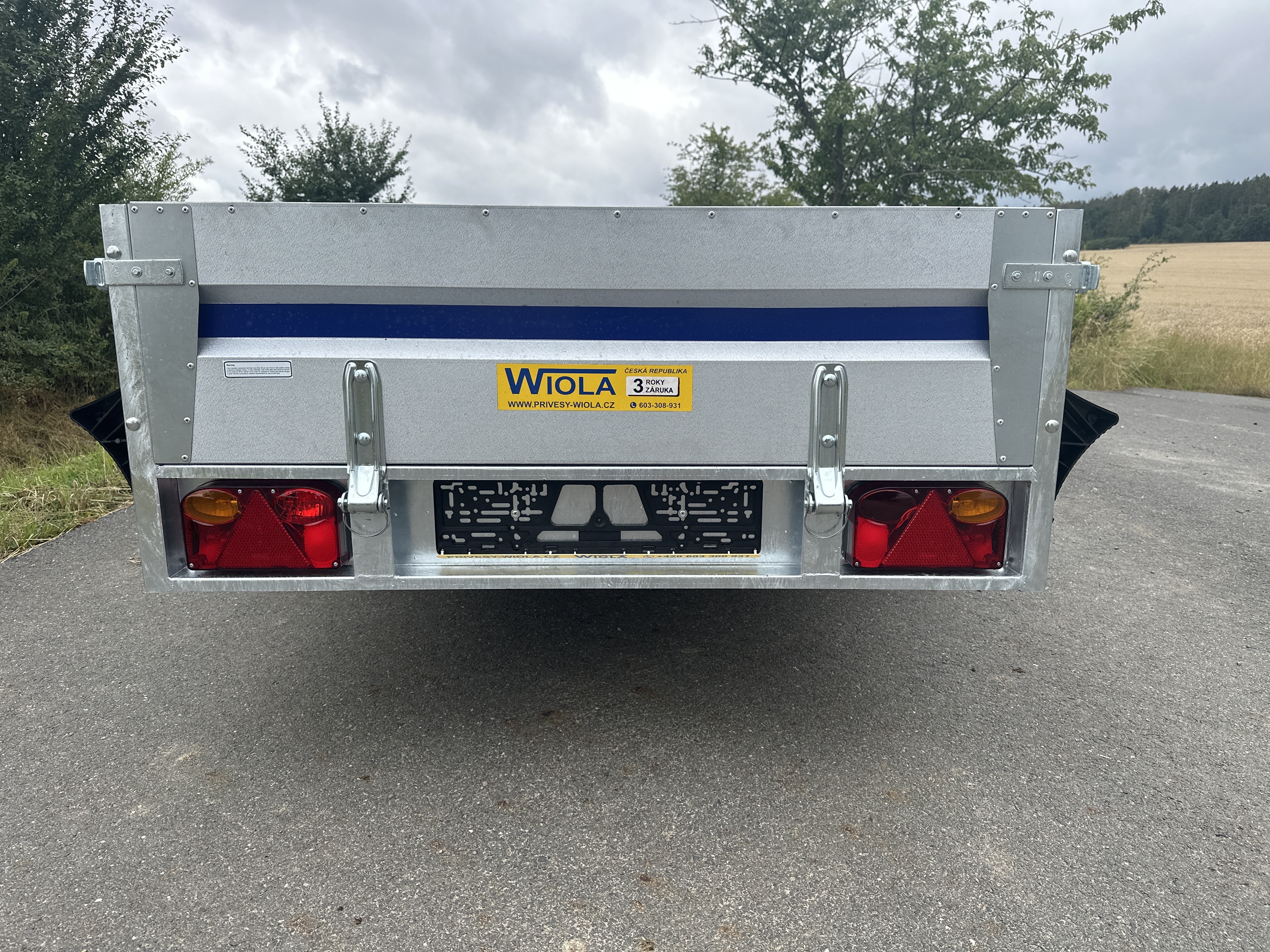 Přívěsný vozík - MAZOVIA - s nápravou AL-KO 1300 kg