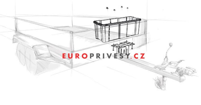 Držák boxu BLACKIT na jeklovou oj (sada pro 1 box)