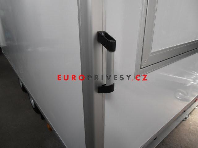 Prodejní stánek 420x203x230 cm - 2000 kg + zadní prodejní okno