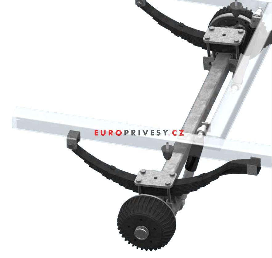 Náprava AL-KO Starr Plus BS (1800kg) a=1750 mm, 112x5