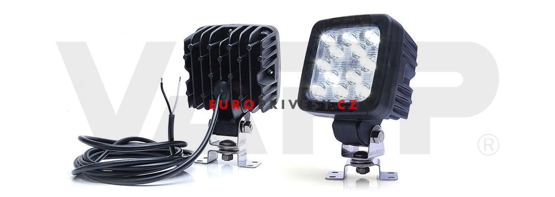 Svítilna pracovní WAS W144/70 LED 4000 lm, 12-70V, kabel 2,5 m