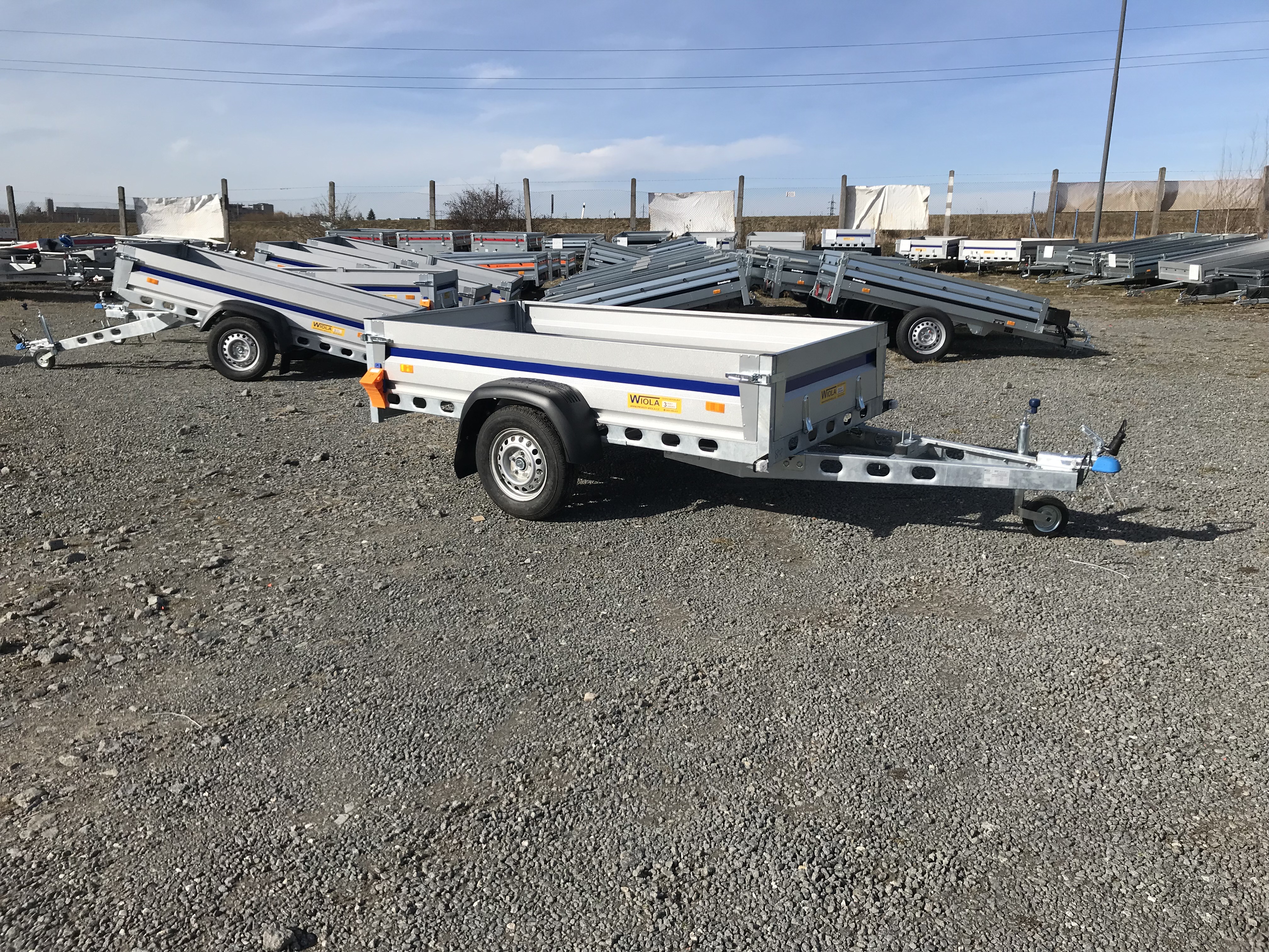 Přívěsný vozík - KRAKUS - 2420 x 1220x380 mm