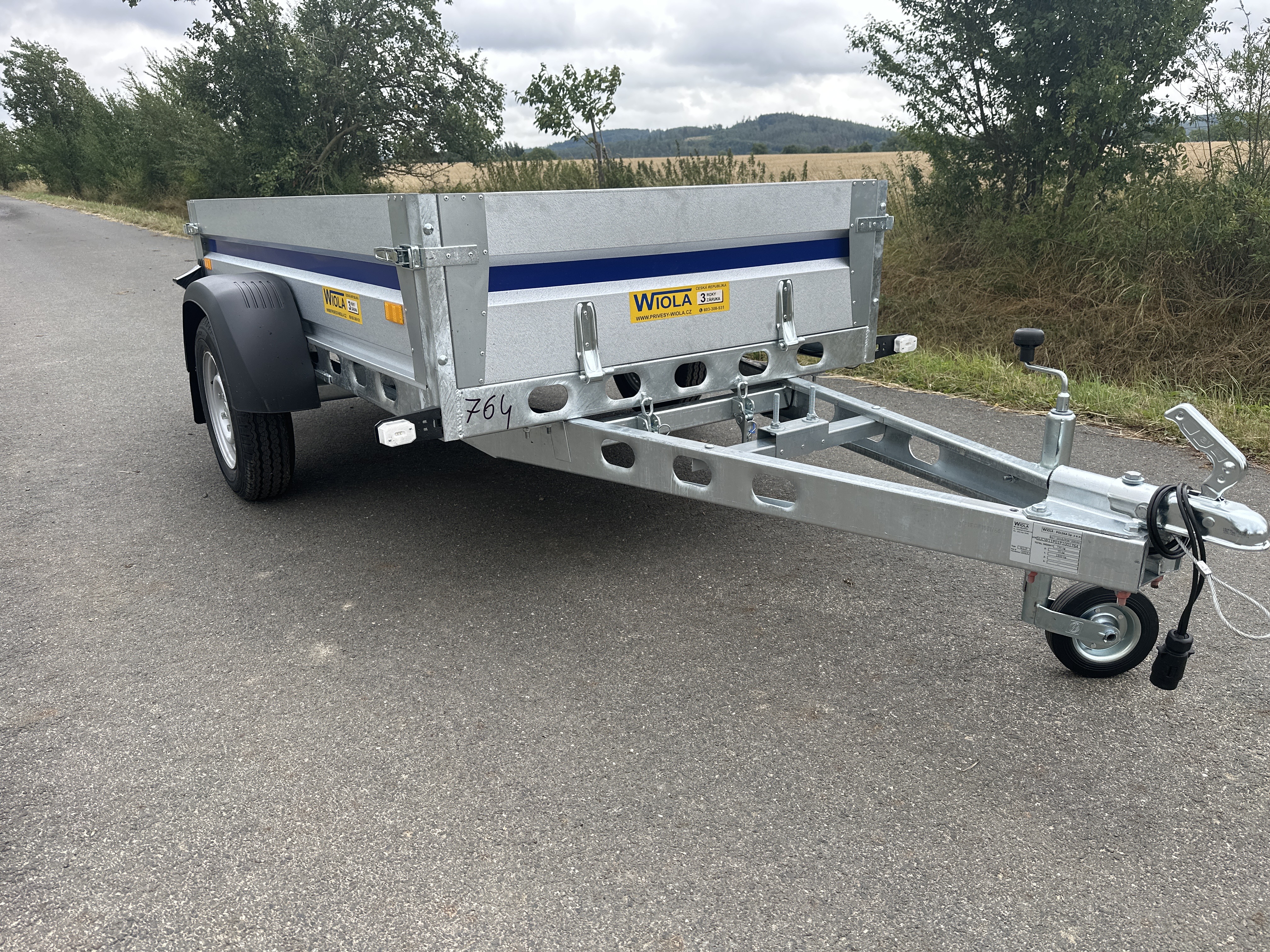 Přívěsný vozík - KRAKUS - s nápravou AL-KO 1300 kg