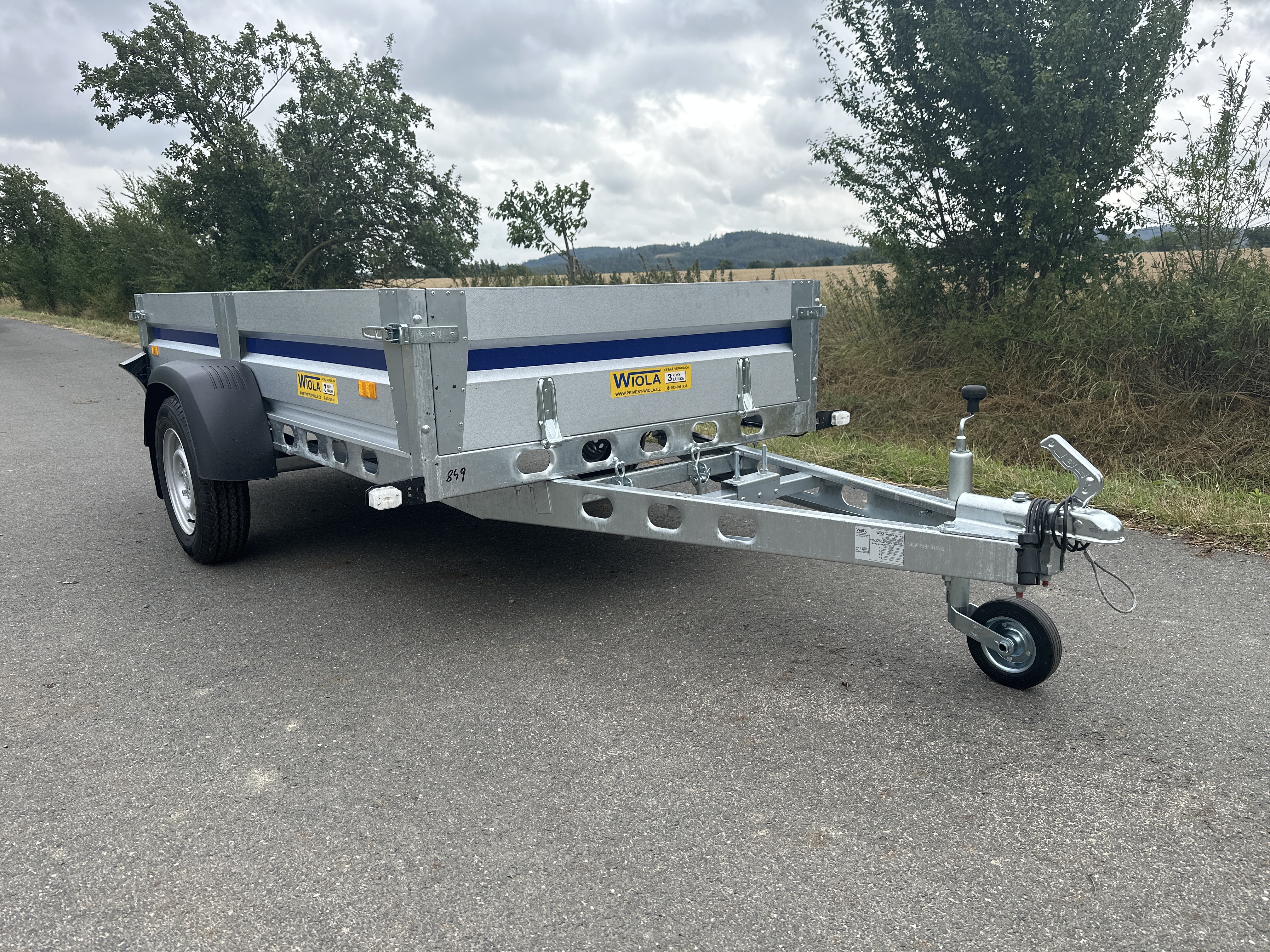 Přívěsný vozík - SILEZIA - s nápravou AL-KO 1300 kg