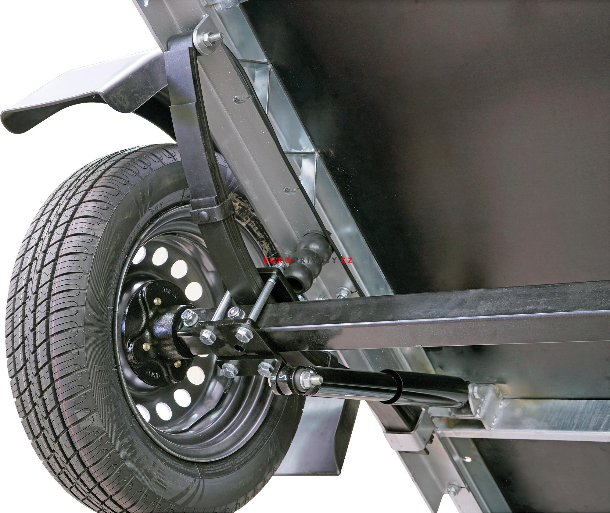 NEPTUN MULTI - sklopný - listová péra - 380x180x25 cm