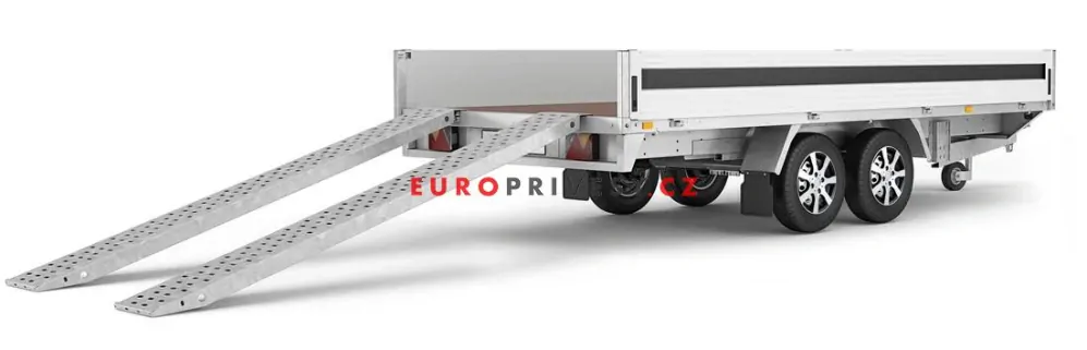 Brenderup 5520W ALU, INTEGROVANÉ NÁJEZDY, 3500kg,