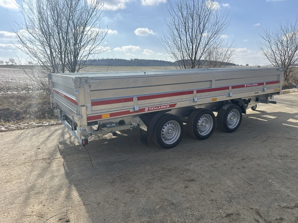Elektrohydraulický třístranný sklápěč TIPPER 4020/3 C S 4050 x 2120, 3500 kg