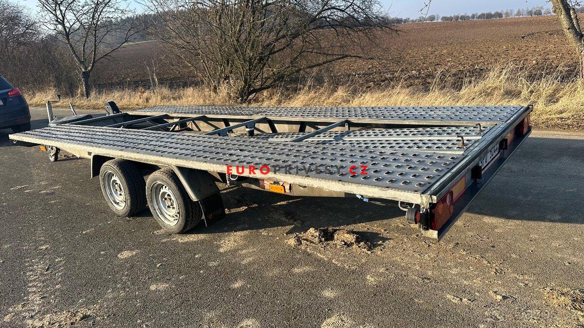 Bazarový přepravník automobilů - MARS - 500 x 200 cm, 3500 kg