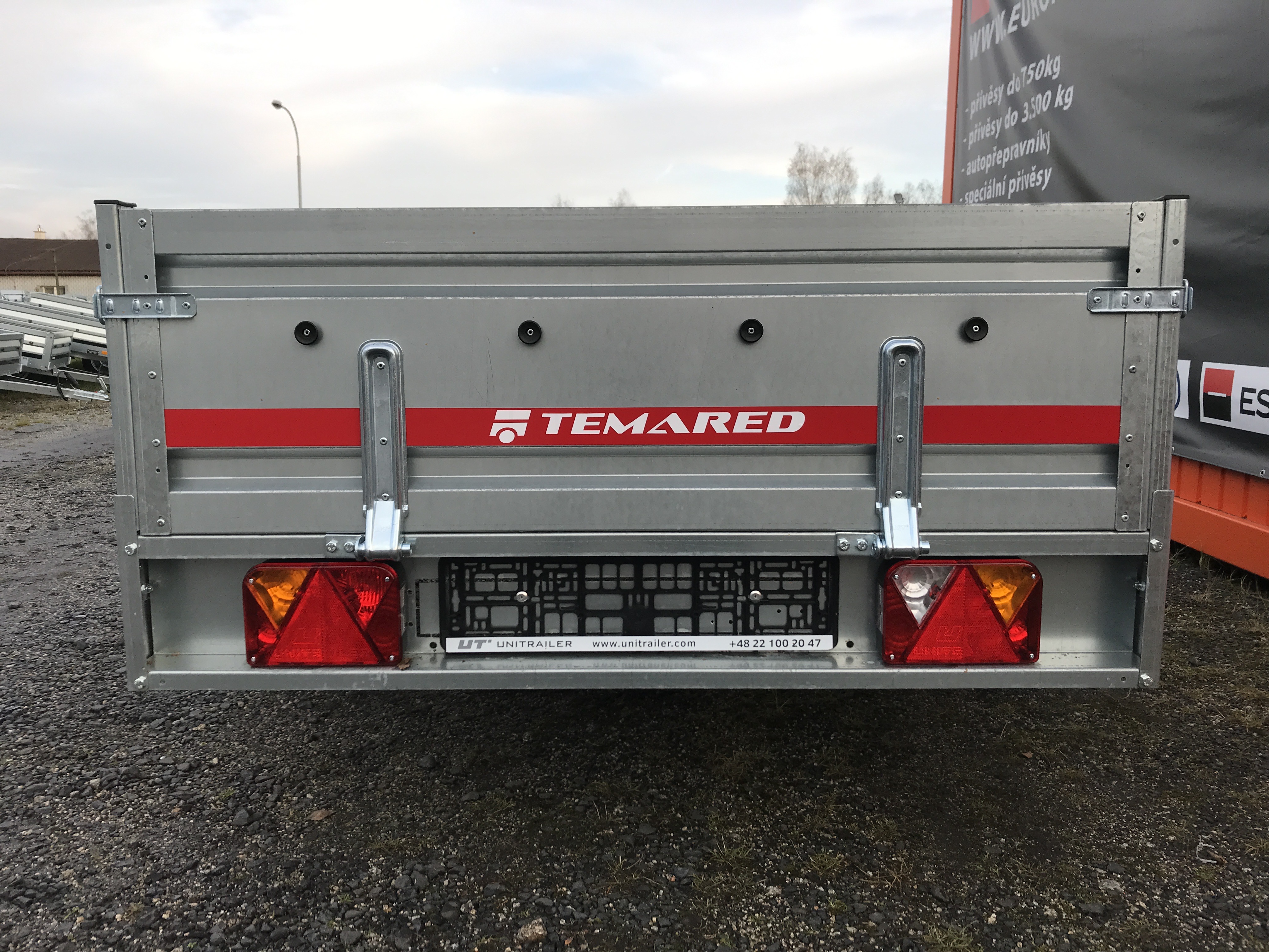 Přívěsný vozík - PRO 2312 R MAX - 2360 x 1250 - listová péra