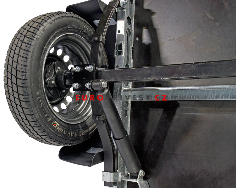 NEPTUN MULTI - sklopný - listová péra - 345x150x28,5 cm