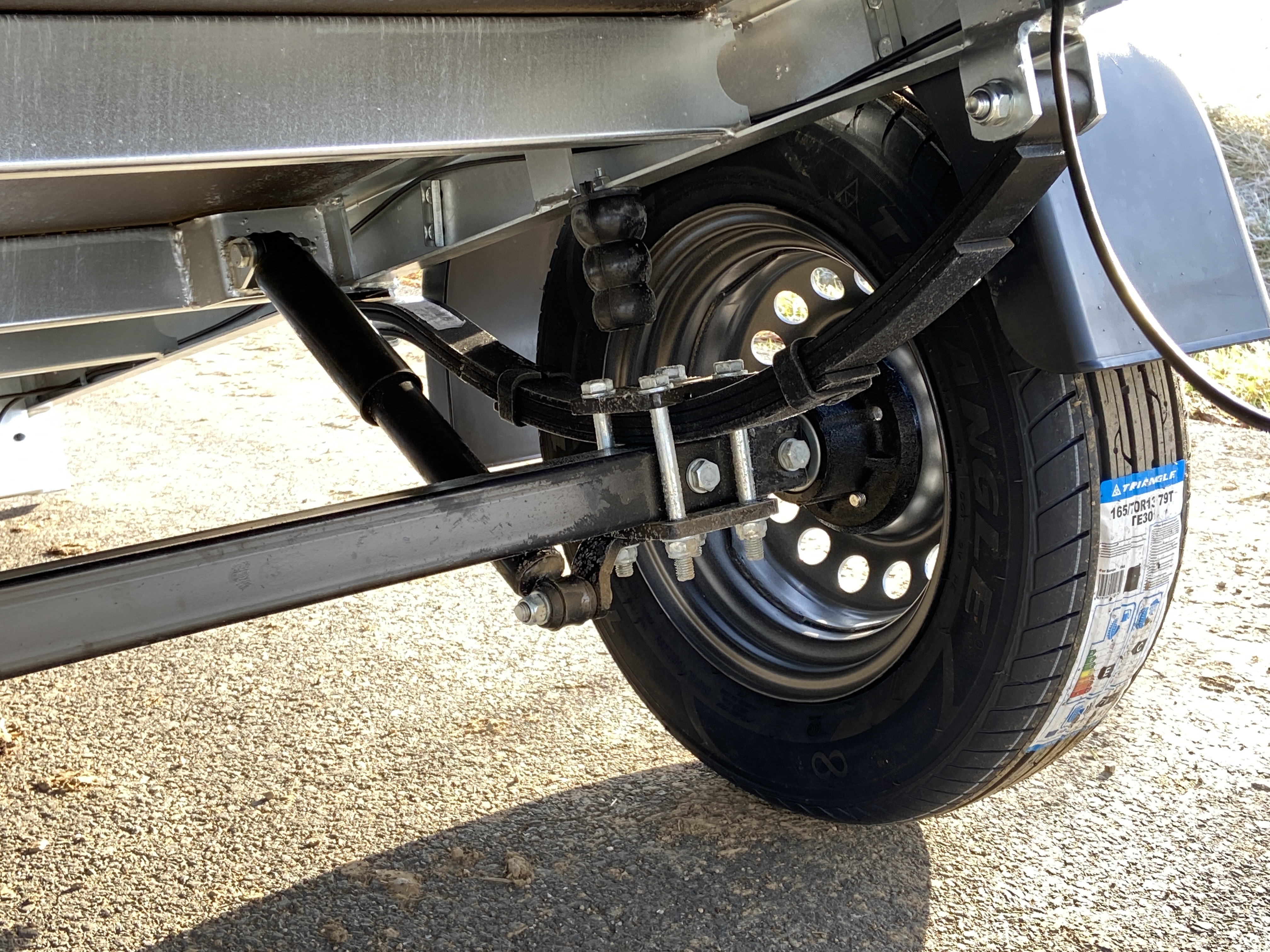 NEPTUN PRO - sklopný - listová péra - 263x129x45 cm