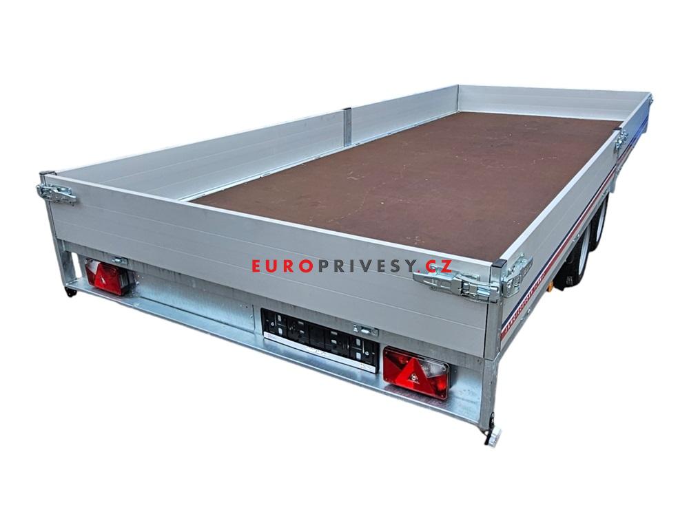 Přívěsný vozík brzděný NEPTUN Nordica PRO ALU | 508 × 208 cm | 3500 kg