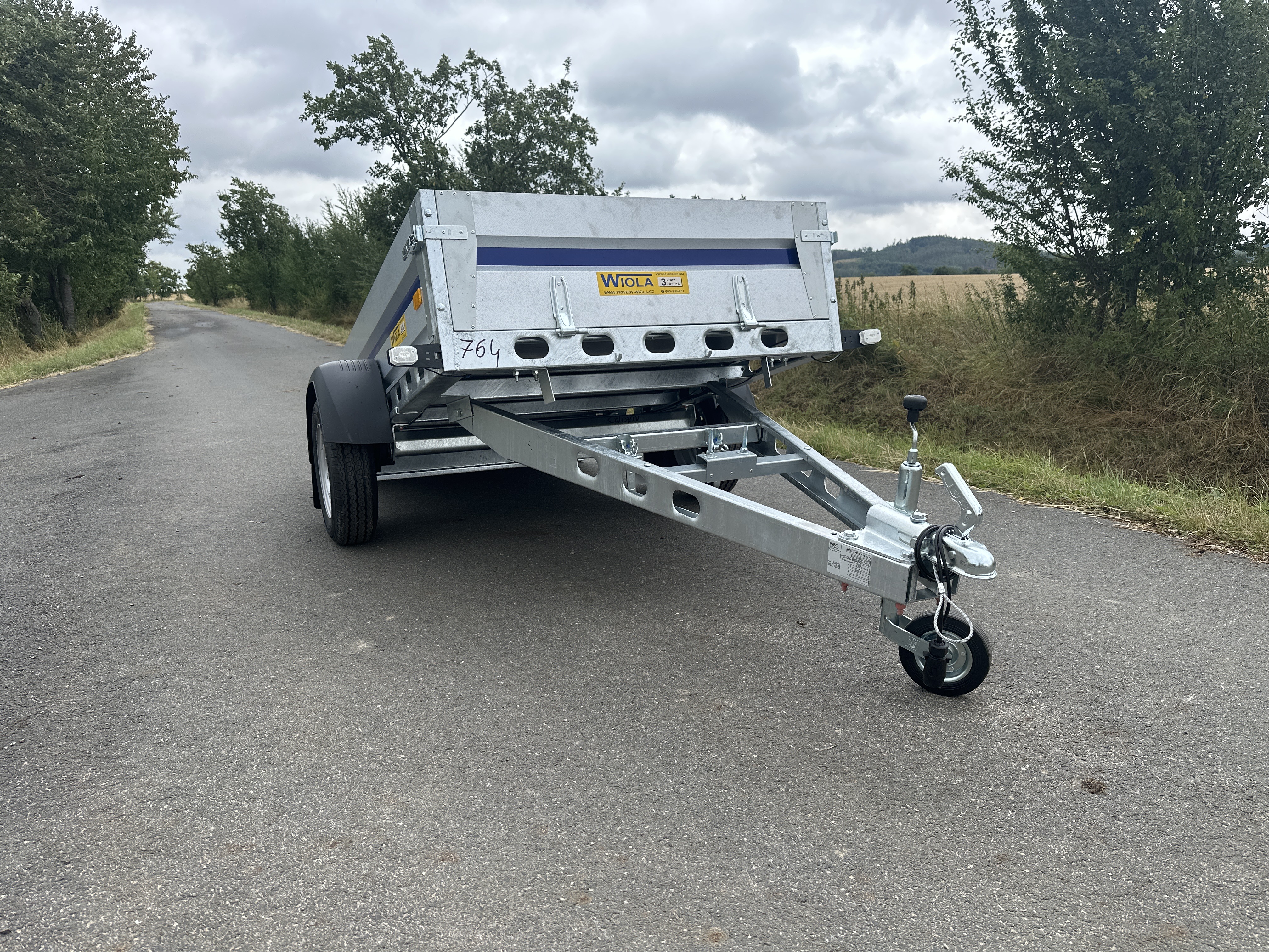 Přívěsný vozík - KRAKUS - s nápravou AL-KO 1300 kg