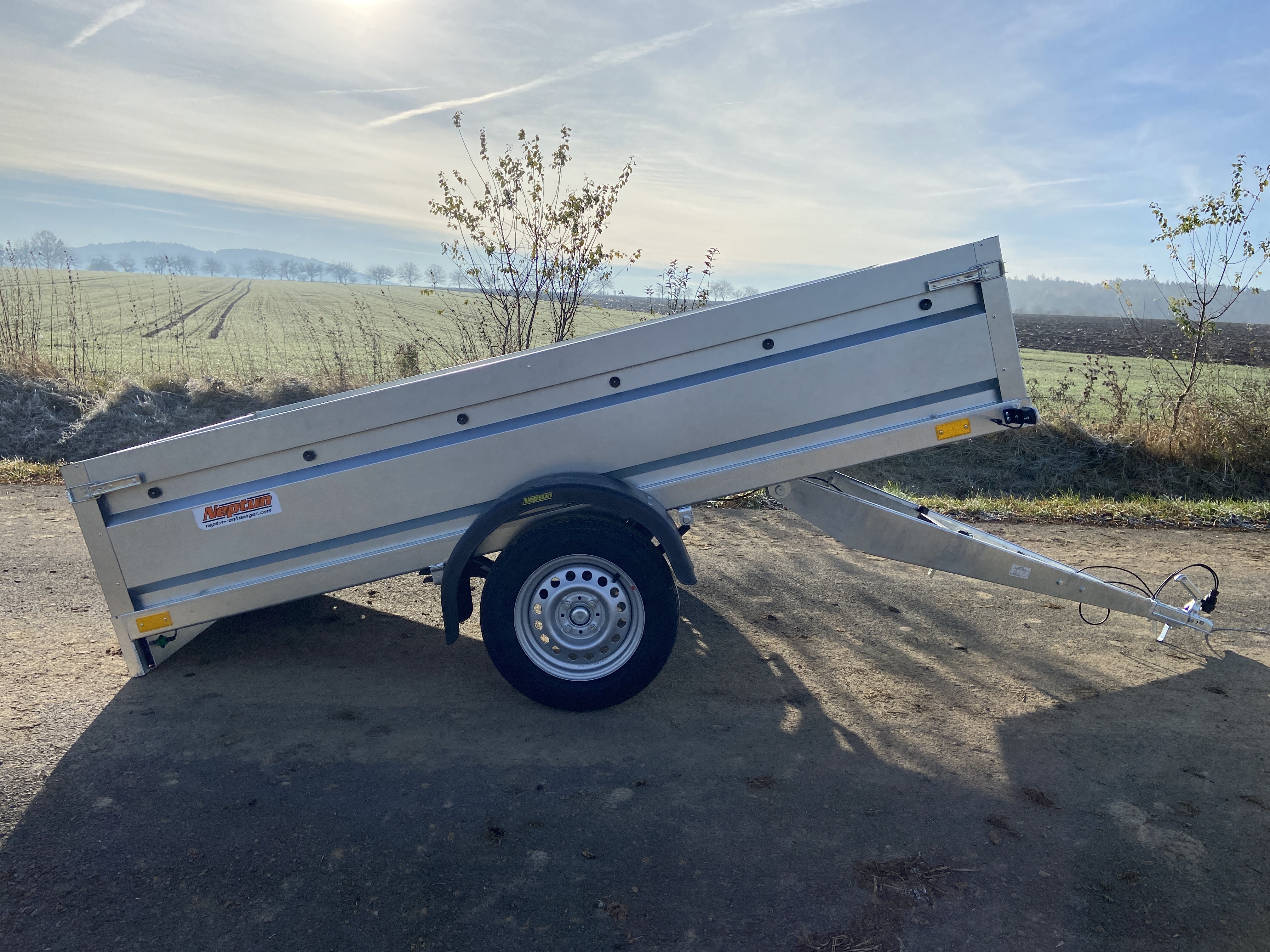 NEPTUN PRO - sklopný - listová péra - 263x129x45 cm