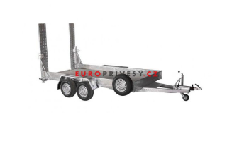Přepravník stavebních strojů 255 x 155 x 20 cm, 3500 kg