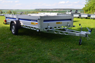Přívěsný vozík - WIOLA - 3600 x 1700 s nápravou AL-KO 1300 kg