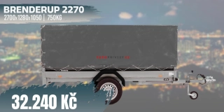 Brenderup 2270S XL + plachta s konstrukcí v. 80 cm